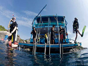 plongée à Koh Phi Phi bateau plongée