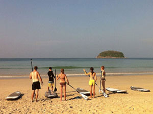 stand up paddle lesson phuket island