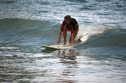 surfin lesson in october at kata