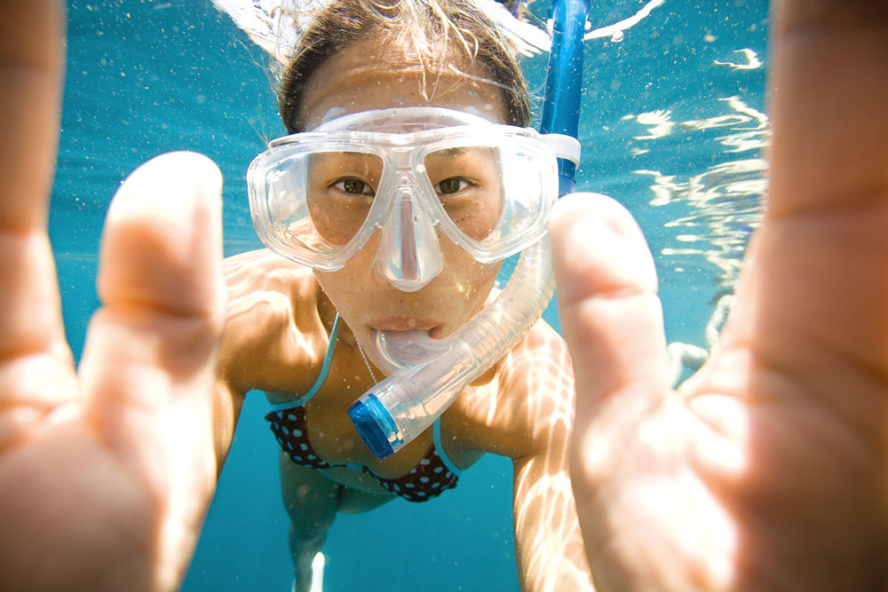 Se mettre au snorkeling