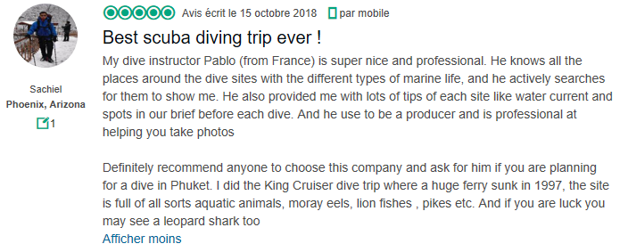 King Cruiser Diving