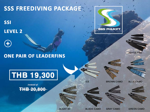 SSI Freediver Level 2 Phuket Package Leaderfins