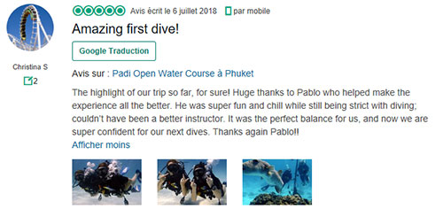 Racha Noi diving