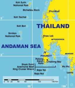 map similan phi phi king