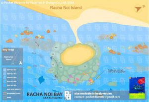 Racha Noi Diving - Racha Noi dive map