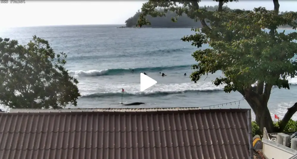 Kata Beach live cam rooftop view
