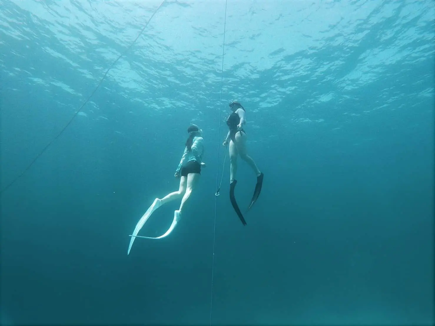 Freediving instruction at SSS Phuket