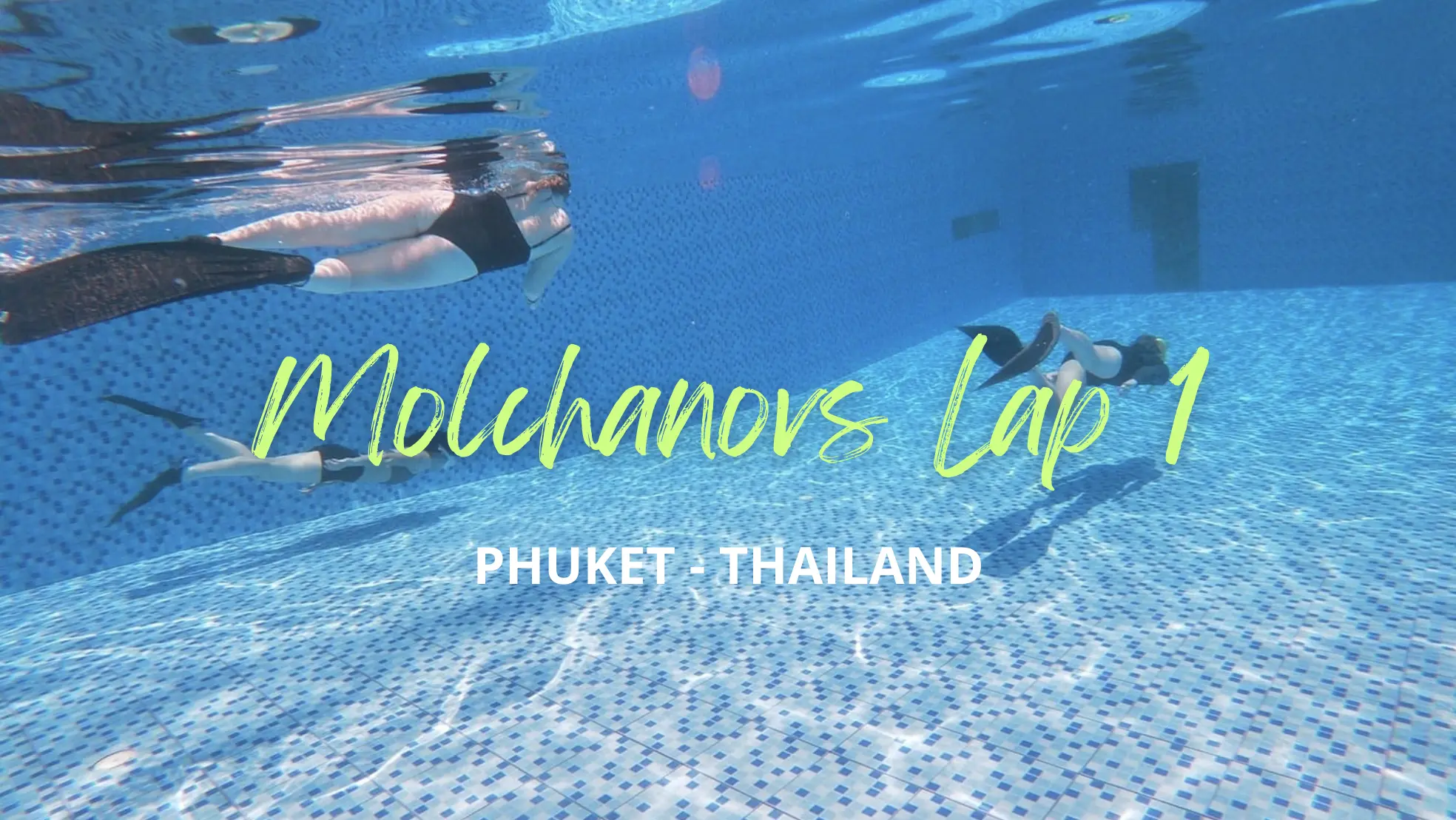 Molchanovs Lap 1 freediving student training at Chalong Pool, Phuket