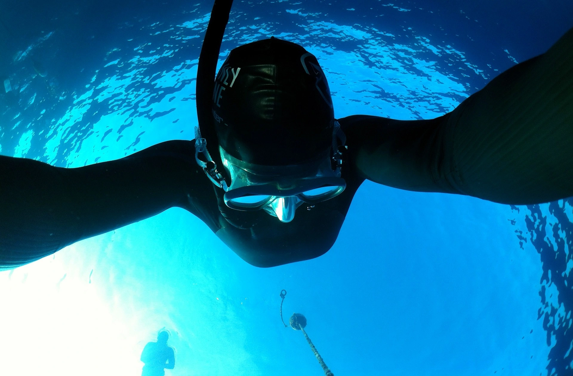 Freediving training at SSS Phuket