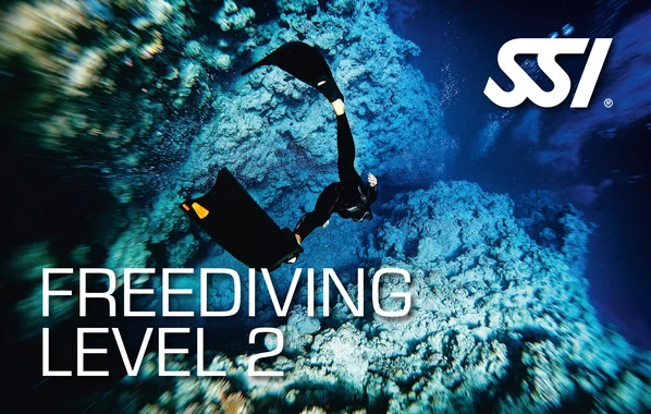 SSI Freediving Level 2 student training at Racha Yai Island, Phuket